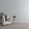 Ekena Millwork 94H x 1T Adjustable PVC Slat Wall Panel Kit w/ 4W Slats, Unfinished contains 11 Slats SWP55X94X1000UN - alternate 1
